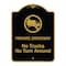 Signmission Designer Series-Private Driveway. No Trucks No Turnaround, 24" x 18", BG-1824-9779 A-DES-BG-1824-9779 - alternate 1